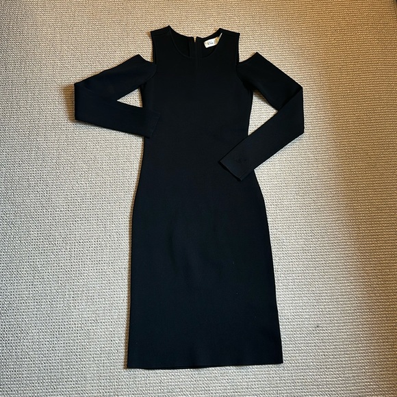Cold Shoulder Long Sleeve Dress - Picture 1 of 2